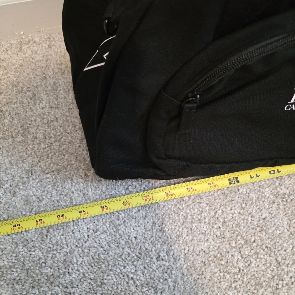 Carolina Herrera Bad Boy duffel gym black travel bag